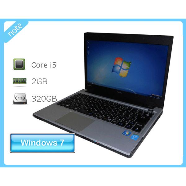NEC 難あり Windows7 NEC VersaPro VK26MC-H Core i5-4300M 2.6GHz 2GB