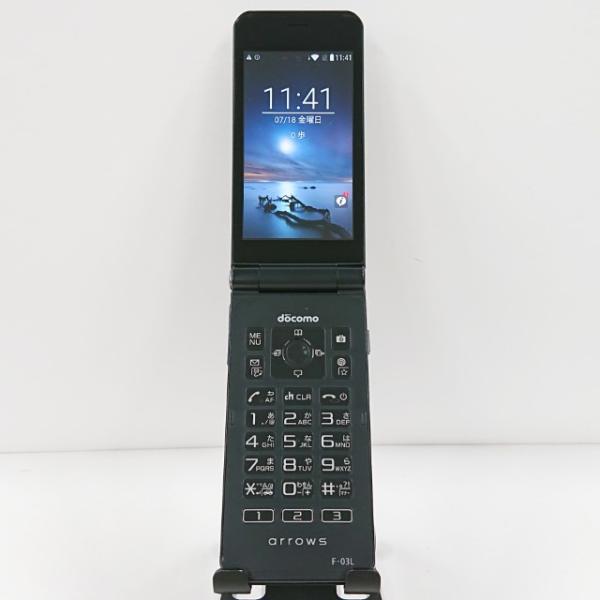arrows ケータイ F-03L ドコモ ブラック 送料無料 即決 本体 c13655