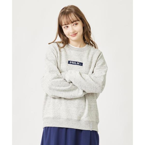 MILKFED.（ミルクフェド） スウェット MILKFED EMBROIDERED BAR SWEAT