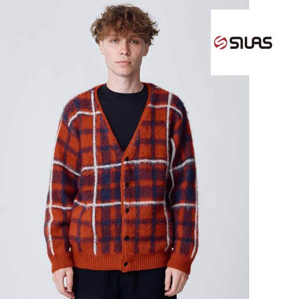 SILAS（サイラス） カーディガン ニット PLAID CARDIGAN メンズ