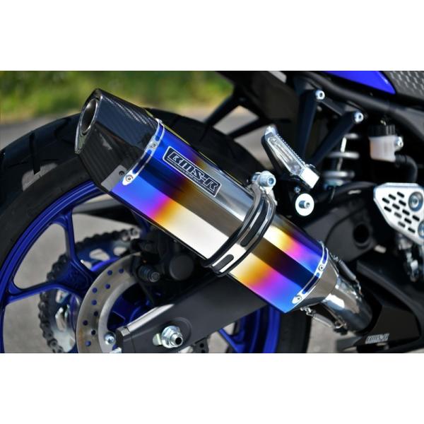 BEAMS BEAMS CORSA-EVO2 スリップオンマフラー ヒートチタン YZF-R25