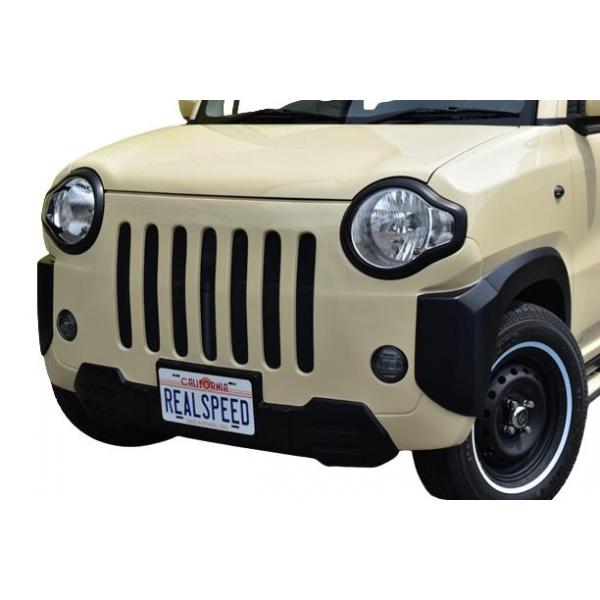 オートリアル ハスラーMR31/41 フロントバンパー グリル一体式 FRP製