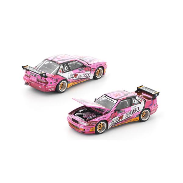 POP RACE 1/64 エヴァRT8号機 x 1087X PANDEM S13 (PR640241) : バック