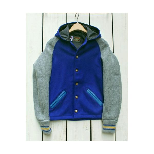 SKOOKUM（スクーカム） 別注 スタジャン スタジアムジャケット フード