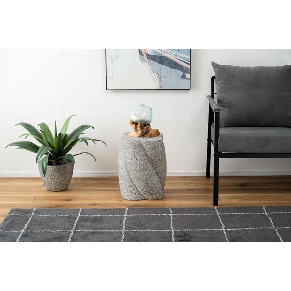 東谷 サイドテーブル グレー W32×D32×H40 完成品 AST-60GY : BESTWEAR