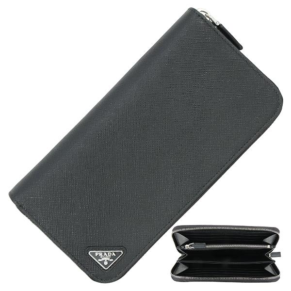 PRADA（プラダ） 長財布 ジップアラウンド財布 サフィアーノ