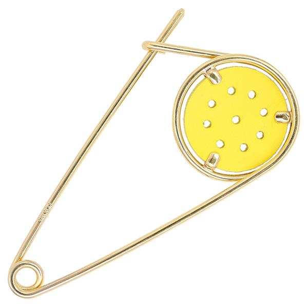 LOEWE（ロエベ） ブローチ メカノピン イエロー ゴールド 1257