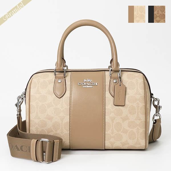 COACH（コーチ） ショルダーバッグ シグネチャー 2way ミニボストン