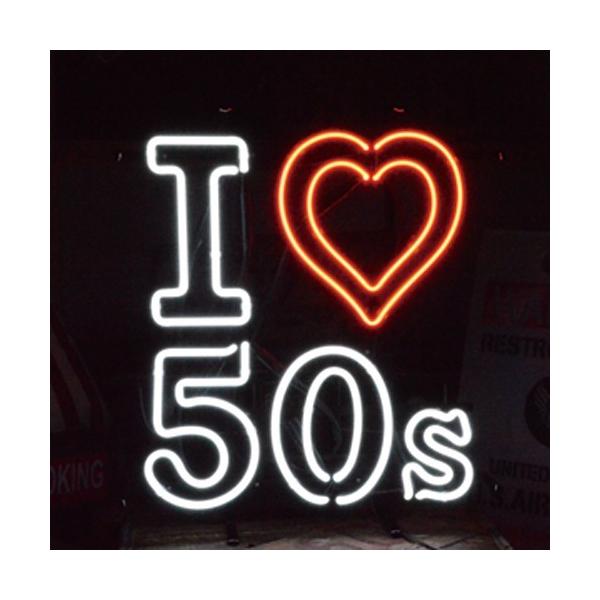 I LOVE 50s ネオンサイン ネオン管 : アメリカン雑貨のグッズファーム