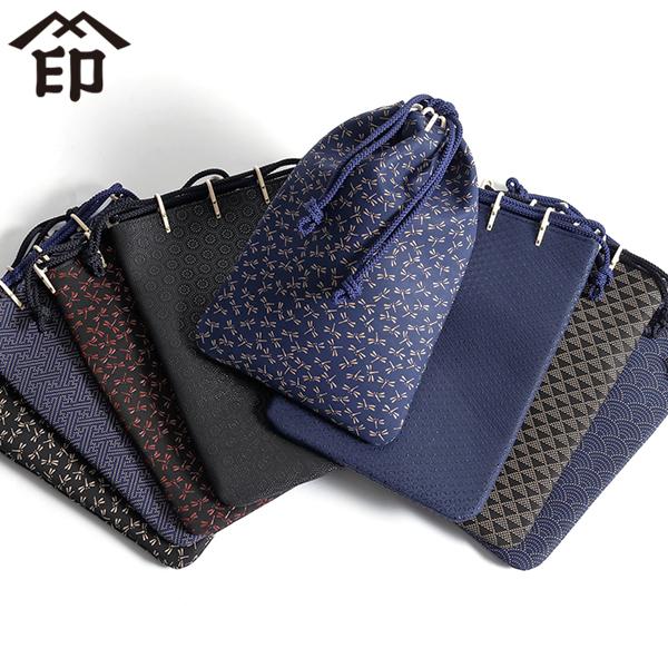 印傳屋（INDEN-YA） 最大53%☆3/1迄 合切袋 印伝 インデンヤ 巾着 合切