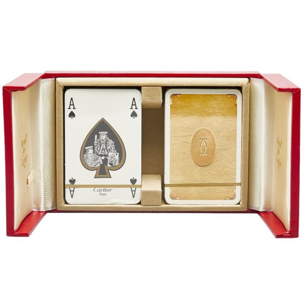 カルティエ ノベルティ トランプ 2セット カルティエ ノベルティ