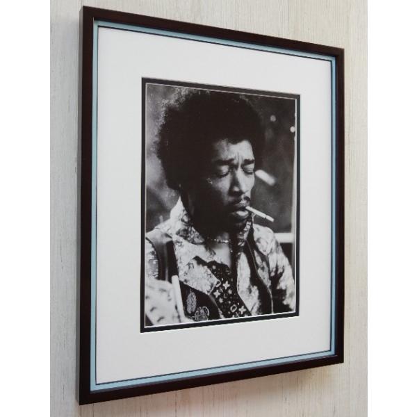 ジミ・ヘンドリックス/ロックヒストリー・ピクチャー額装/左利きの奏法