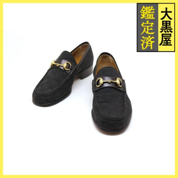 GUCCI（グッチ） ホースビット GGローファー メンズ39.5（約24.5cm