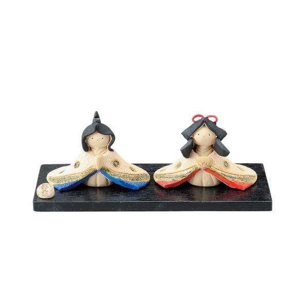 アンティークミニ雛人形 希少品！雛壇飾り土人形 可愛い 昭和レトロ