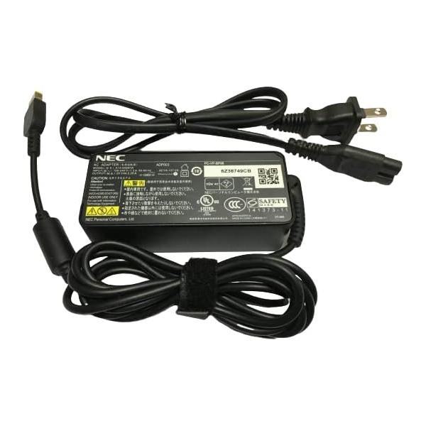 PSE認証】純正品 NEC ACアダプター 四角型 電源ケーブル付属 NEC AC