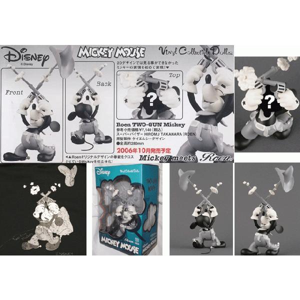 Roen×メディコムトイ×ディズニー」 ミッキー マウス“TWO-GUN MICKEY