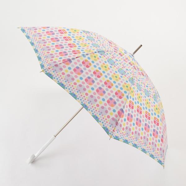 estaa/エスタ × mt 雨傘 長傘 (UV) マスキングテープ柄 ランダムドット
