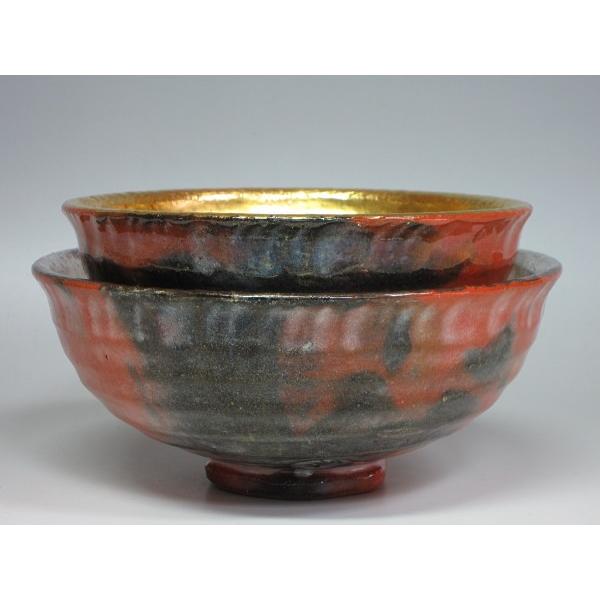 赤楽嶋台茶碗 川崎和楽造 共箱 : 茶道具商 越中屋 - 通販 - Yahoo