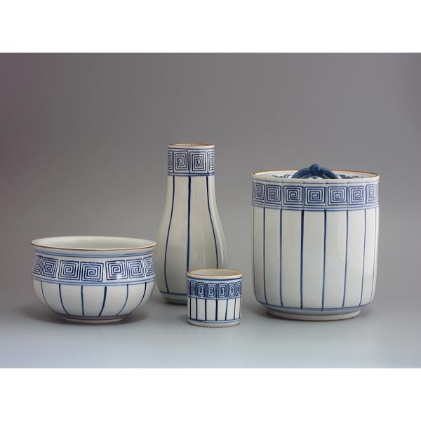 染付桶川皆具 洞華造 共箱 : 茶道具商 越中屋 - 通販 - Yahoo!ショッピング