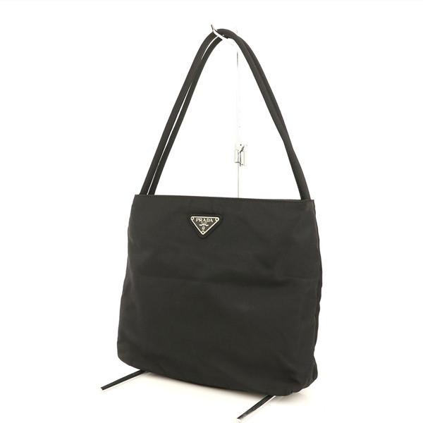 プラダ PRADA ブラック ナイロン テスート ミニトートバッグ 黒 鞄