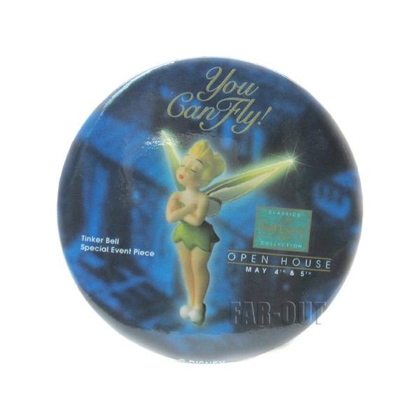 WDCC ティンカー・ベル You Can Fly ! プロモーション 缶バッジ 缶
