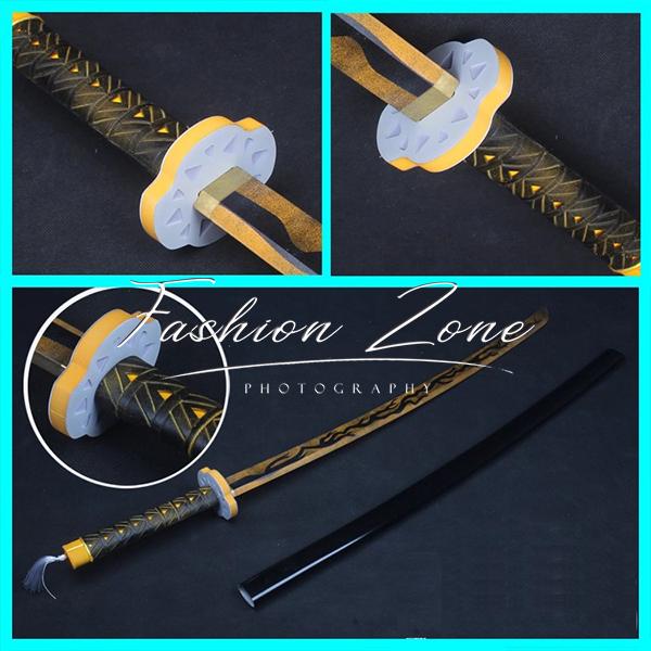 鬼滅の刃 風 獪岳 かいがく 日輪刀 コスプレ道具 武器 cosplay 仮装