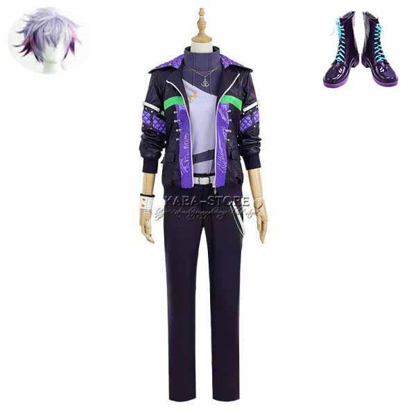 にじさんじ・YouTuber VTuber 風 不破湊 コスプレ衣装 ウィッグ 靴