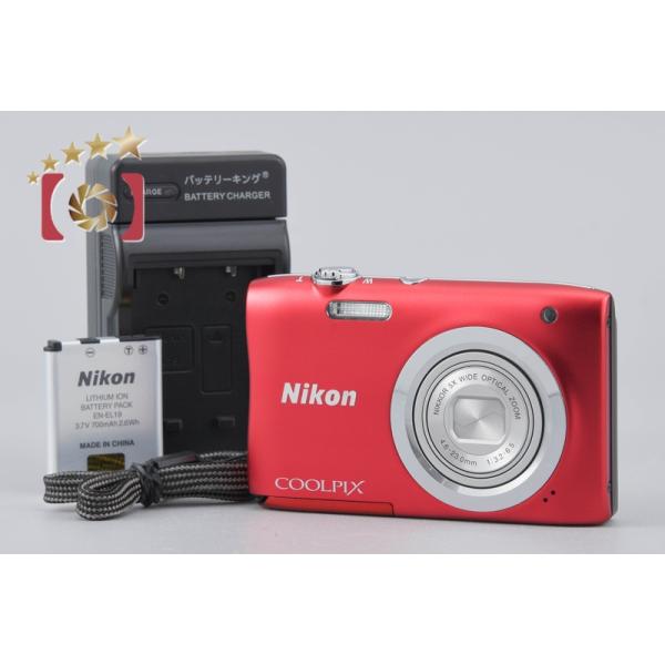 ニコン（Nikon） 【中古】Nikon COOLPIX A100 レッド コンパクト