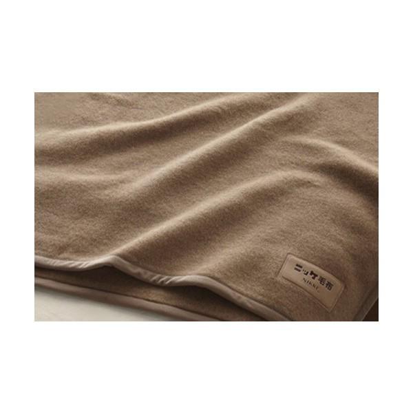 ニッケ キャメル100% 毛布 シングル 140×200cm CAML00808 日本製
