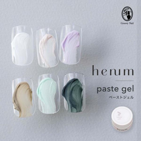 henum へニュム ペーストジェル 全6色 2.8g pa01~06 マット ノンワイプ