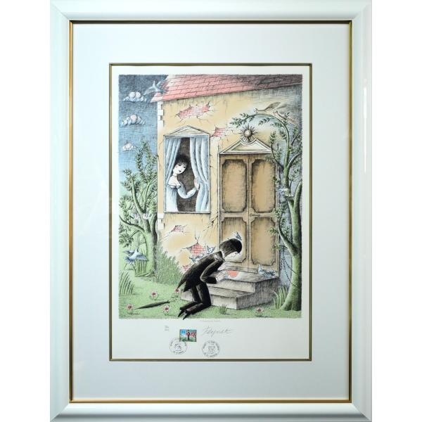 レイモン ペイネ(Raymond Peynet)「内気な恋人」リトグラフ・限定