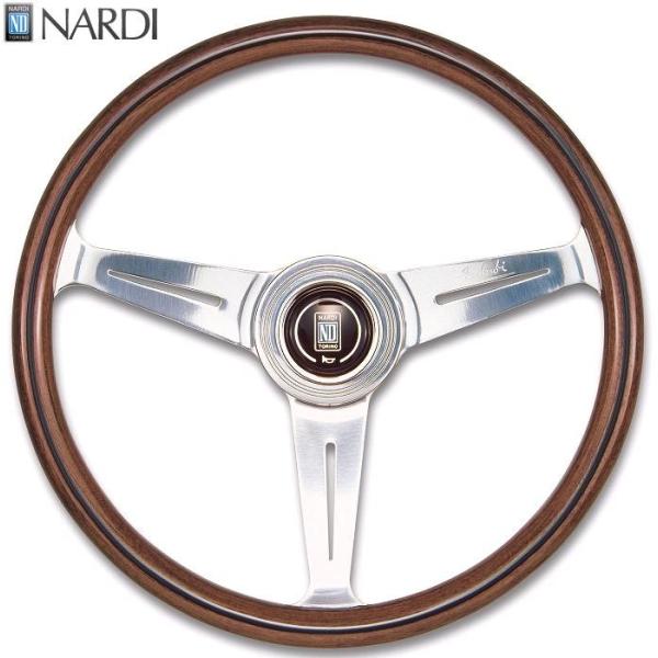 NARDI ナルディ N120 ウッド&ポリッシュスポーク ステアリング 径360mm