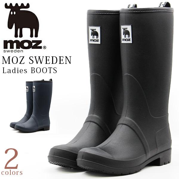moz（モズ） レインブーツ レディース 長靴 ロングブーツ レイン