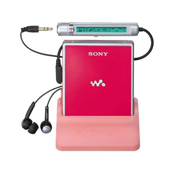 SONY ソニーMZ-E620（-R） レッド系 ポータブルMDプレーヤー MDLP対応