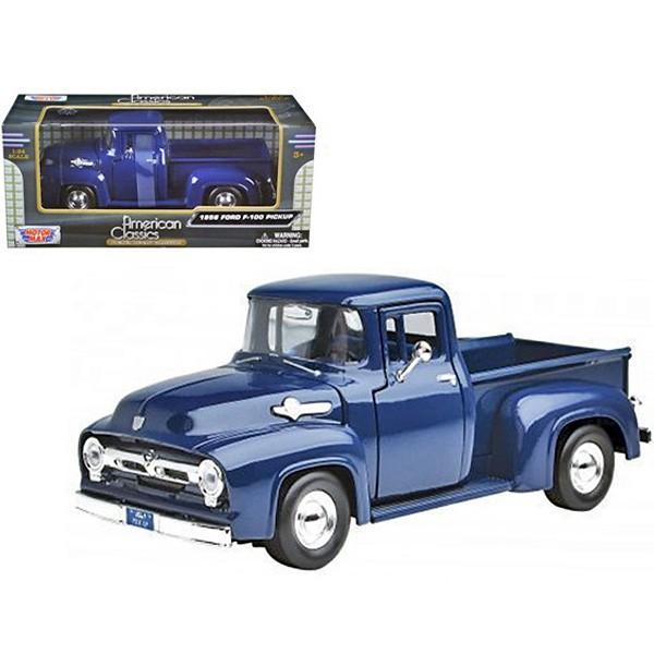 1/24 MOTORMAX 1956 フォード F100 ピックアップトラック 紺色