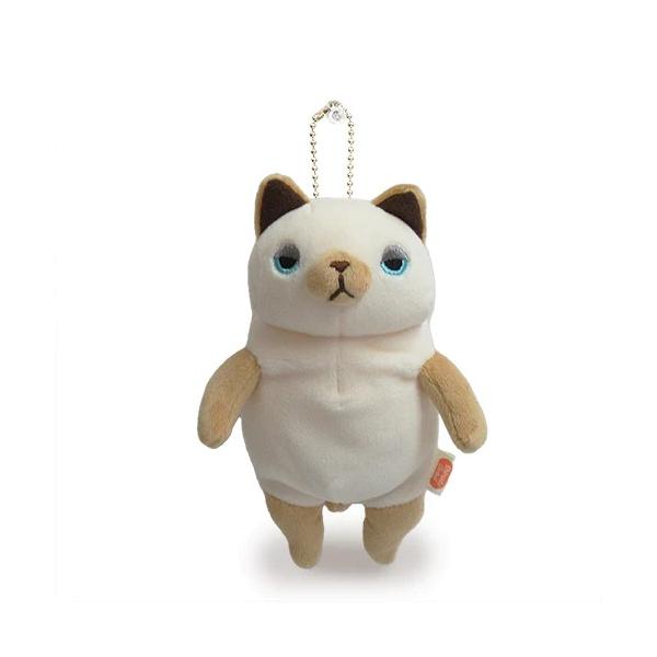 もちねこ ミニ シャム キーホルダー マスコット ネコ ぬいぐるみ 猫