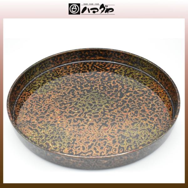 会津塗 盆 会津虫喰RO面盆 item no.1f629 : ハマダヤ食器店 - 通販