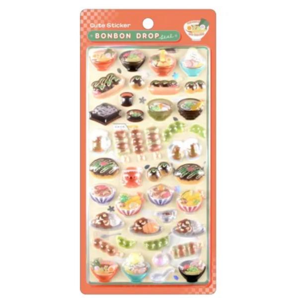 Q-LiA（クーリア） ボンボンドロップシール 日本食 和柄 : Happy-panda