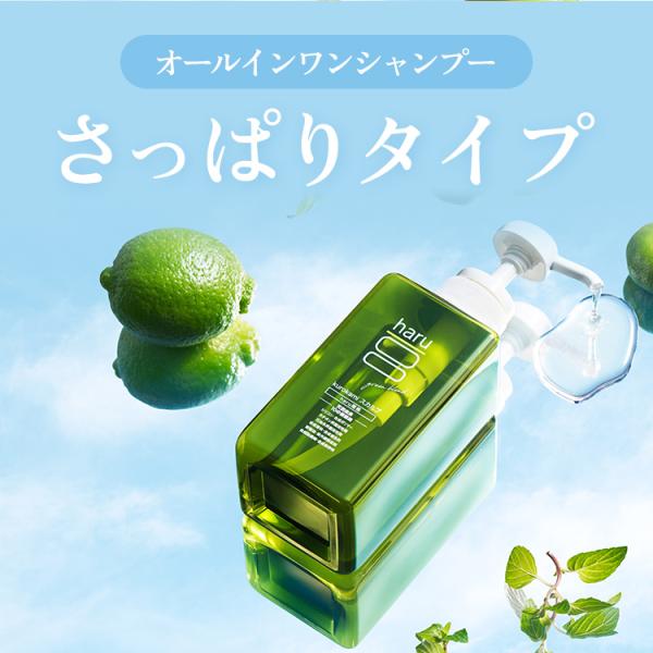 haru（ハル） シャンプー 100％天然由来kurokamiスカルプ（グリーン