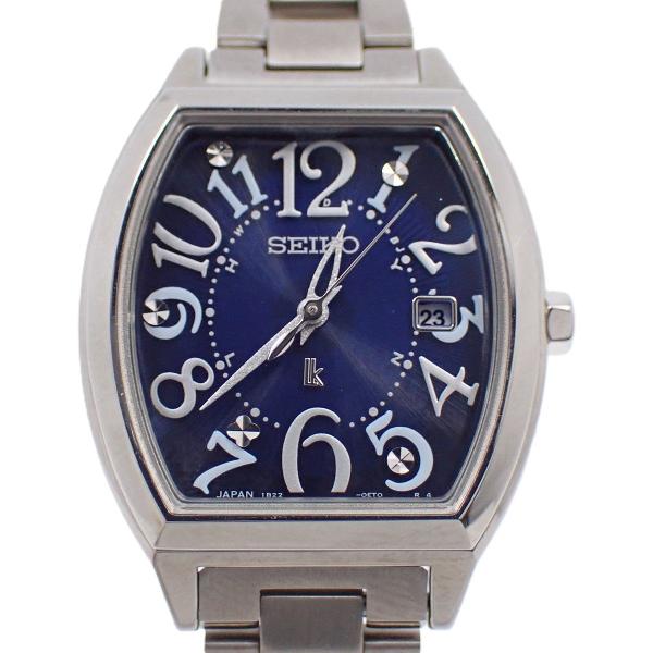 LUKIA 【美品】SEIKO セイコー ルキア トノー型 ソーラー電波