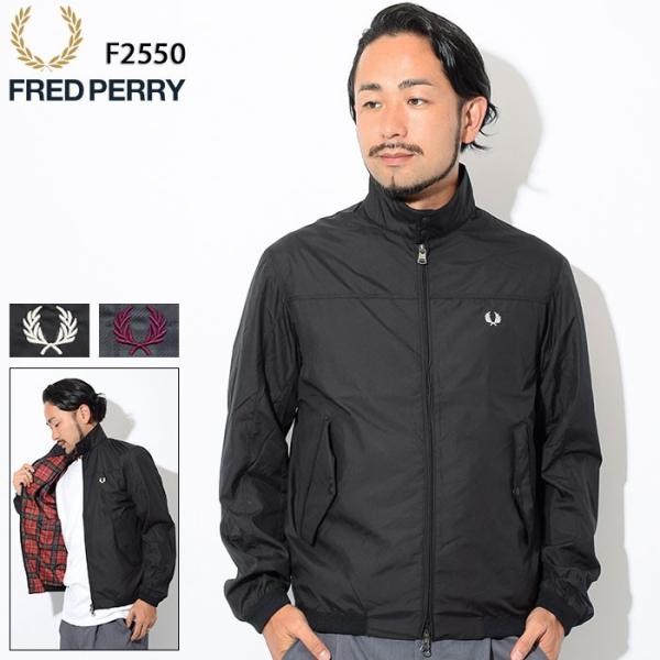 FRED PERRY（フレッドペリー） ジャケット メンズ プリント ハリントン
