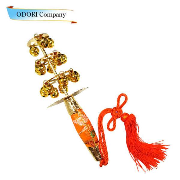 神楽鈴 高級 三番叟鈴 能 巫女鈴 歌舞伎 鈴 日本舞踊小道具 かぐらすず