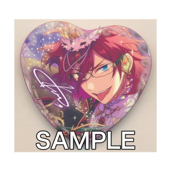 あんスタ ラメキラハート 缶バッジ マルイ ハート缶バッジ 七種茨 あん