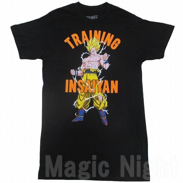 USA版ドラゴンボールZ Tシャツ 悟空 Training in Saiyan ブラック
