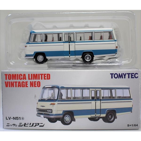 USED トミカリミテッドヴィンテージ TLV-N51a 日産シビリアン (白/青