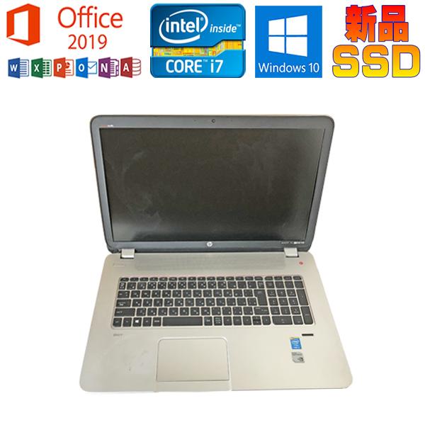 ENVY ノートパソコン HP 17 SL Microsoft Office 2019 Core i7 4700MQ