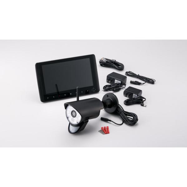 防犯カメラ らくらくeye cam カメラ2台セット 中古 防犯カメラ