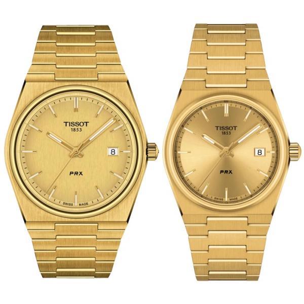 TISSOT（ティソ） 正規品TISSOT PRX 40ミリ＆35ミリ イエローゴールド