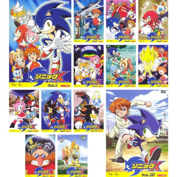 ソニック X 第1期 レンタル落ち 全13巻セット マーケットプレイスDVD