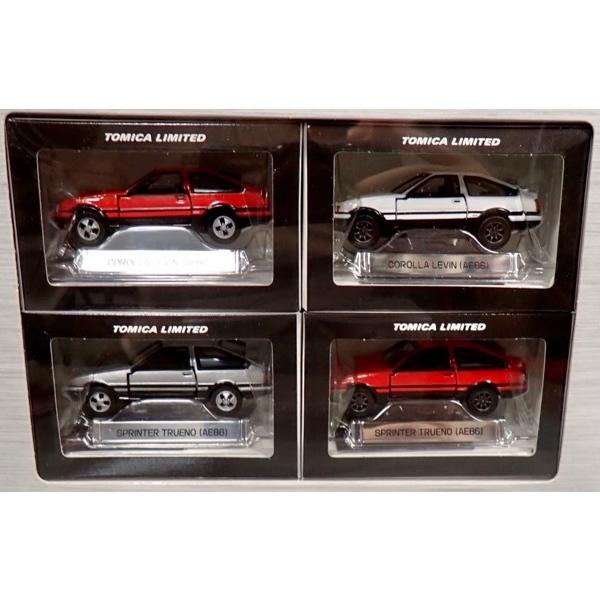 トミカ トミカリミテッド トヨタAE86 レビン/トレノ 4台セット
